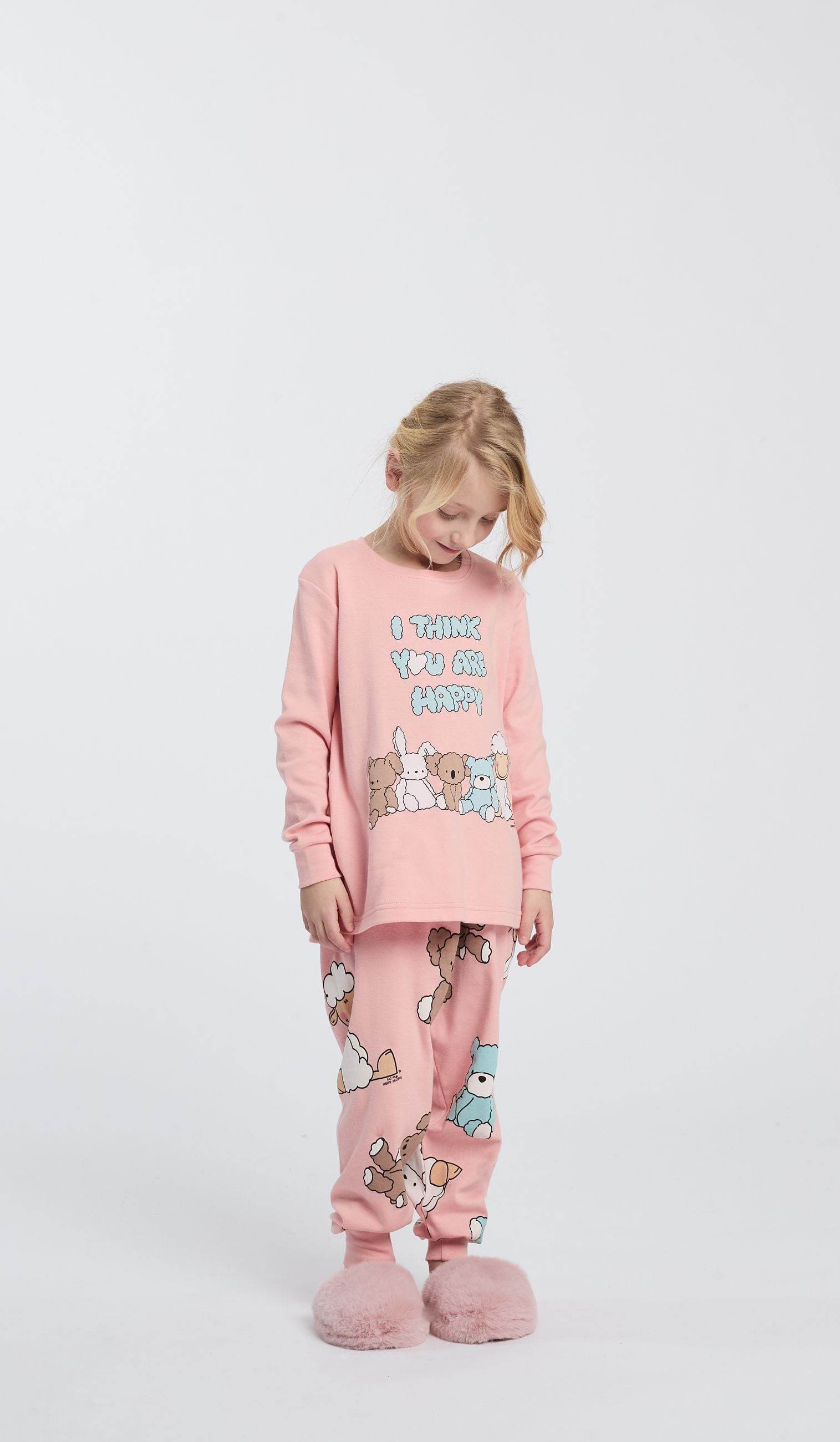 Pigiama Giro collo Bambine e ragazze H6696 Happy People - evabiancheria