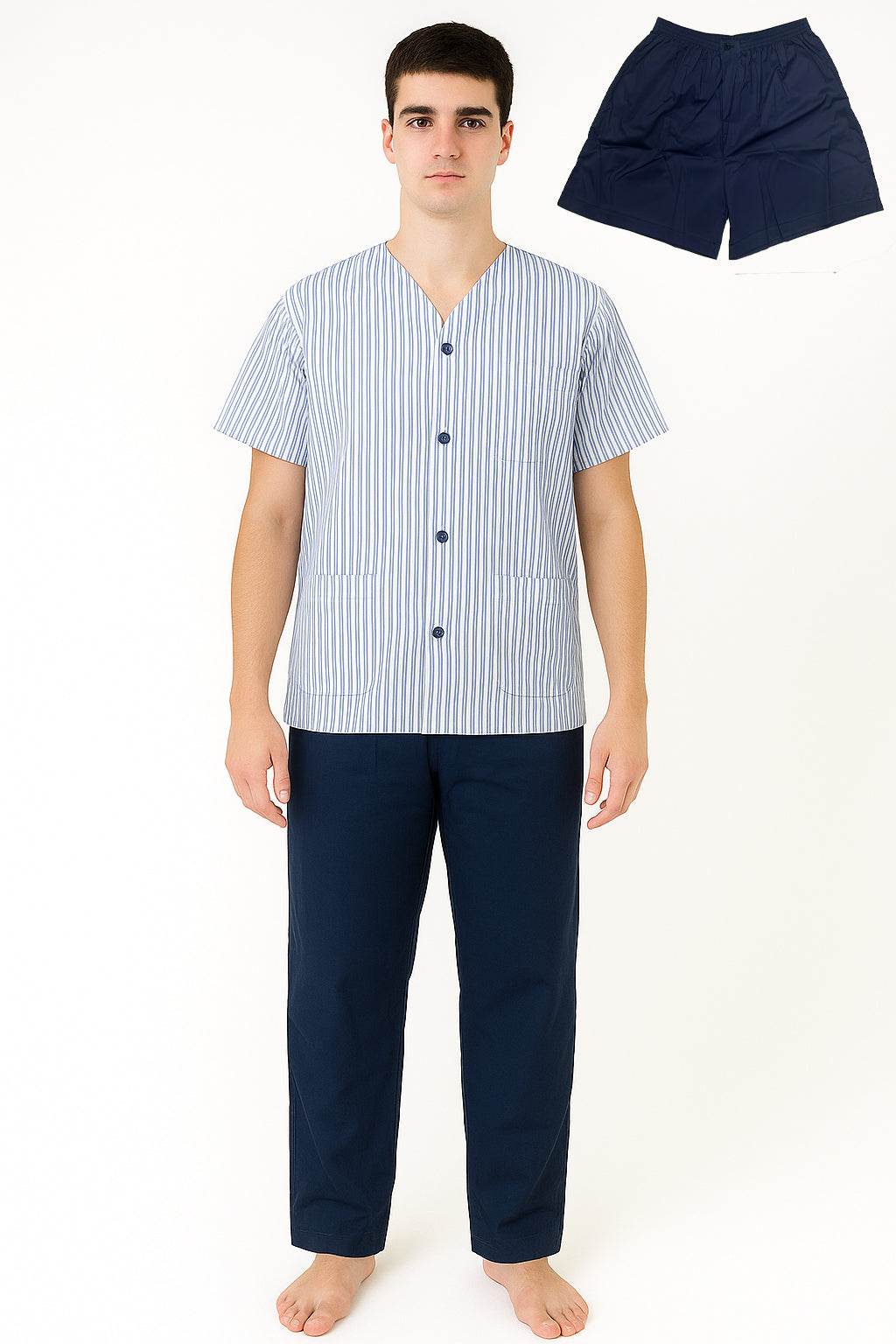 Pigiama 3 pezzi Uomo Narciso 3pz Crispo - evabiancheria