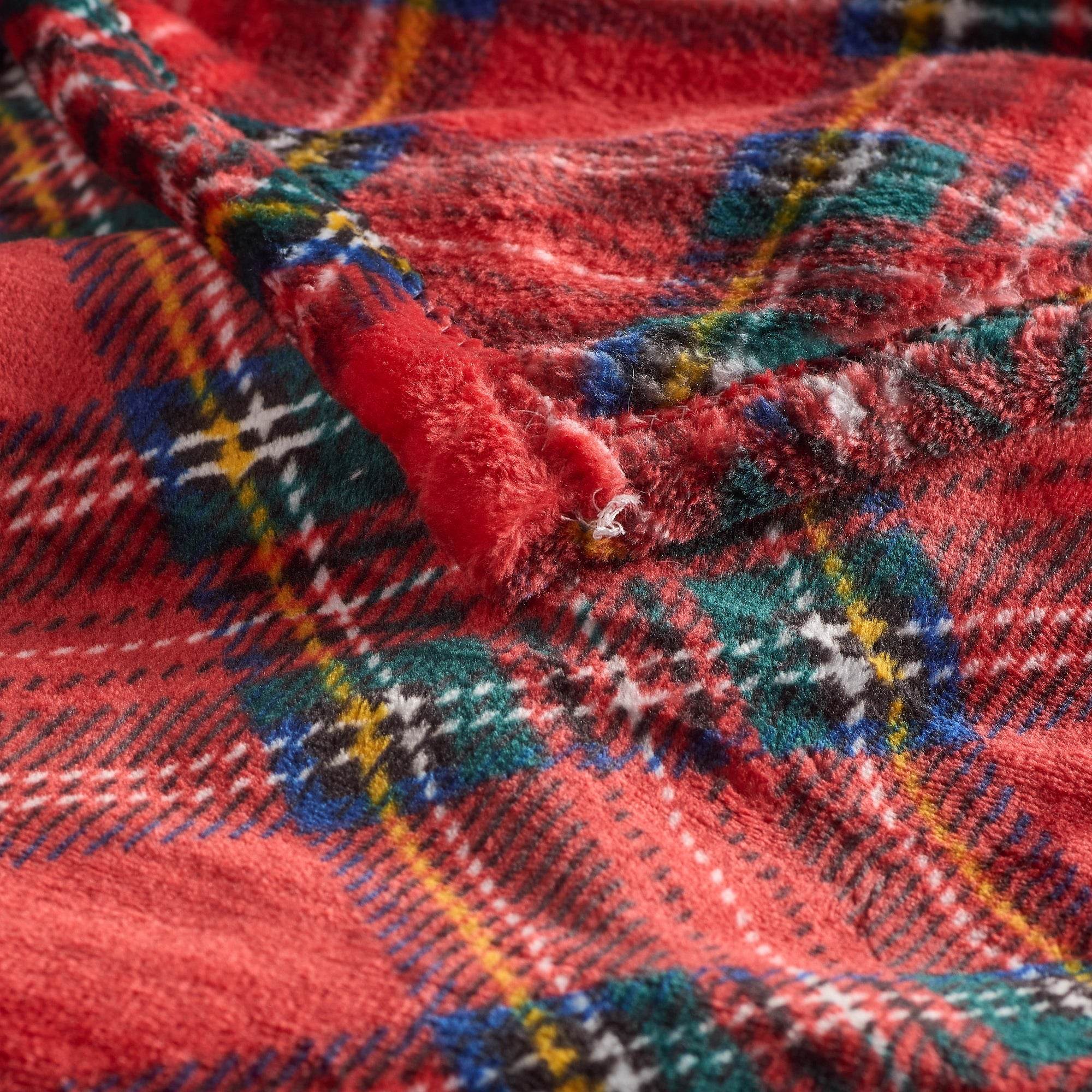 Plaid 150x190 Biancheria Tartan Plaid Mae - evabiancheria