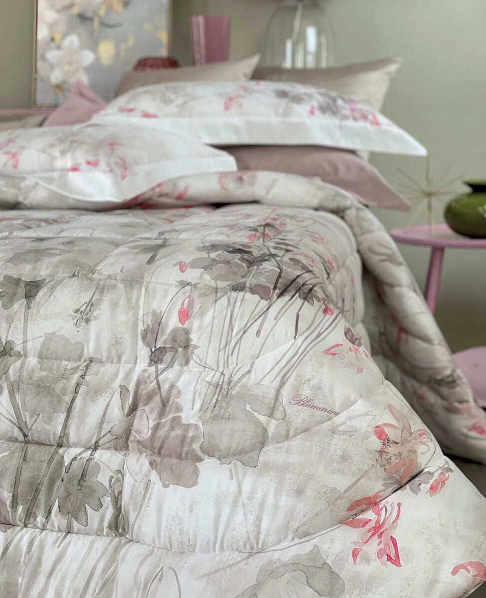 Trapunta Stampato Biancheria Ciclamino Trap Blumarine Home