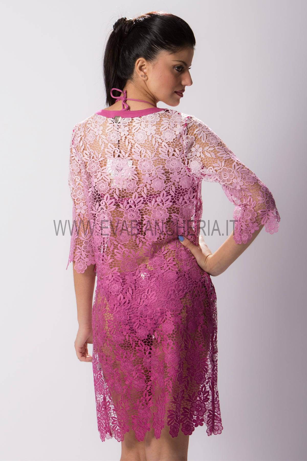 Kaftano manica 3/4 Donna MS7RAA Malva Twinset - evabiancheria