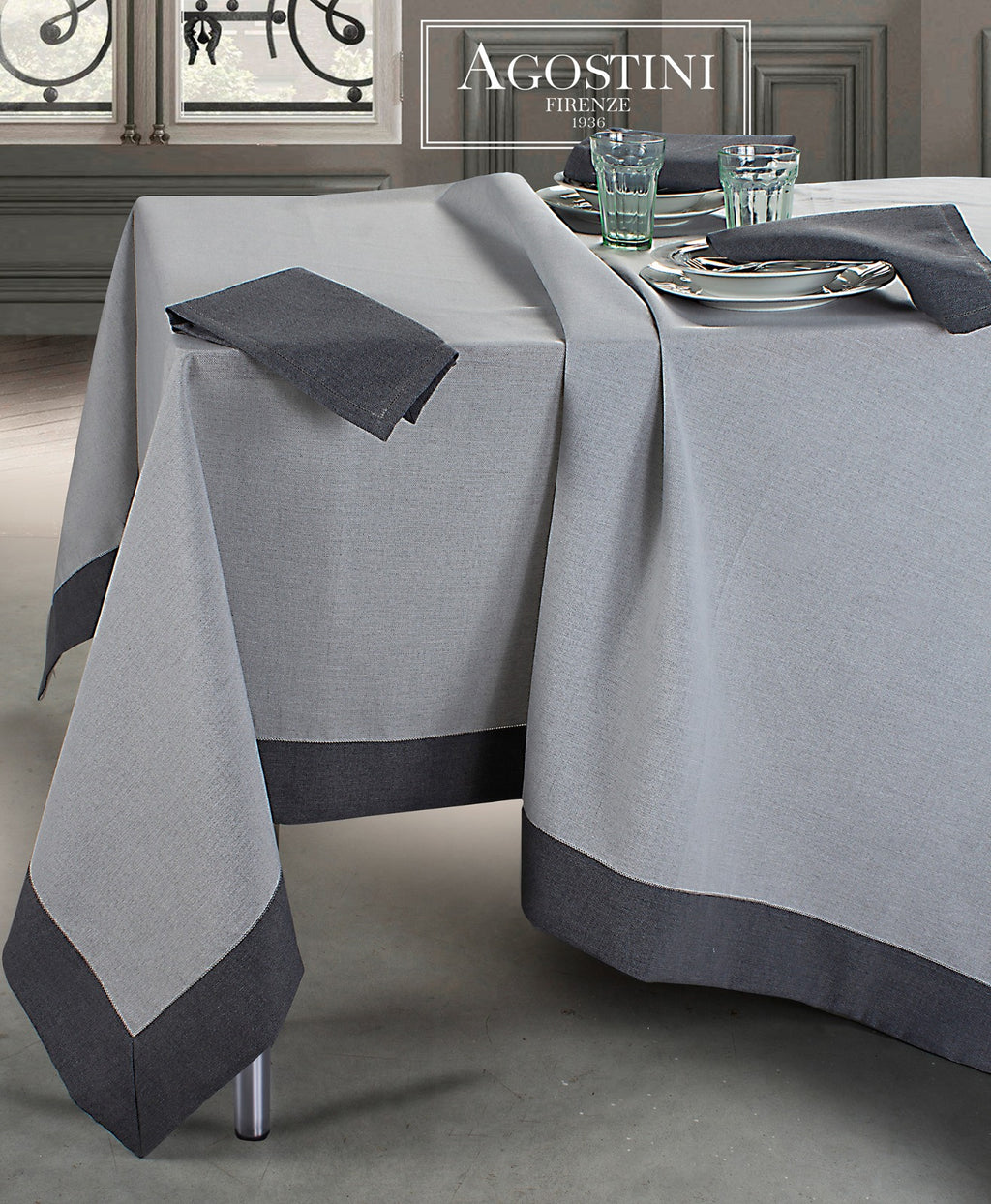 Tablecloth Solid Color Linen Dublin Tov Agostini