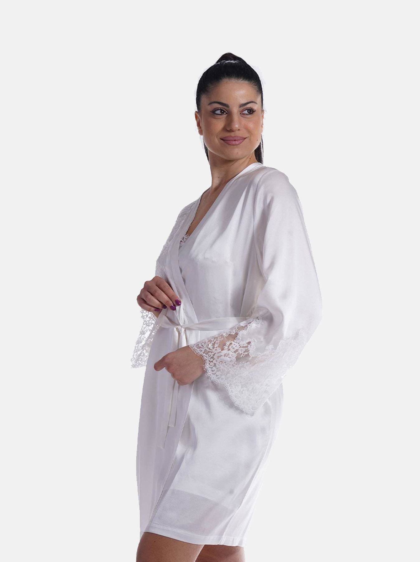 Kimono Incrocio Donna 3PEA2001 Marjolaine - evabiancheria