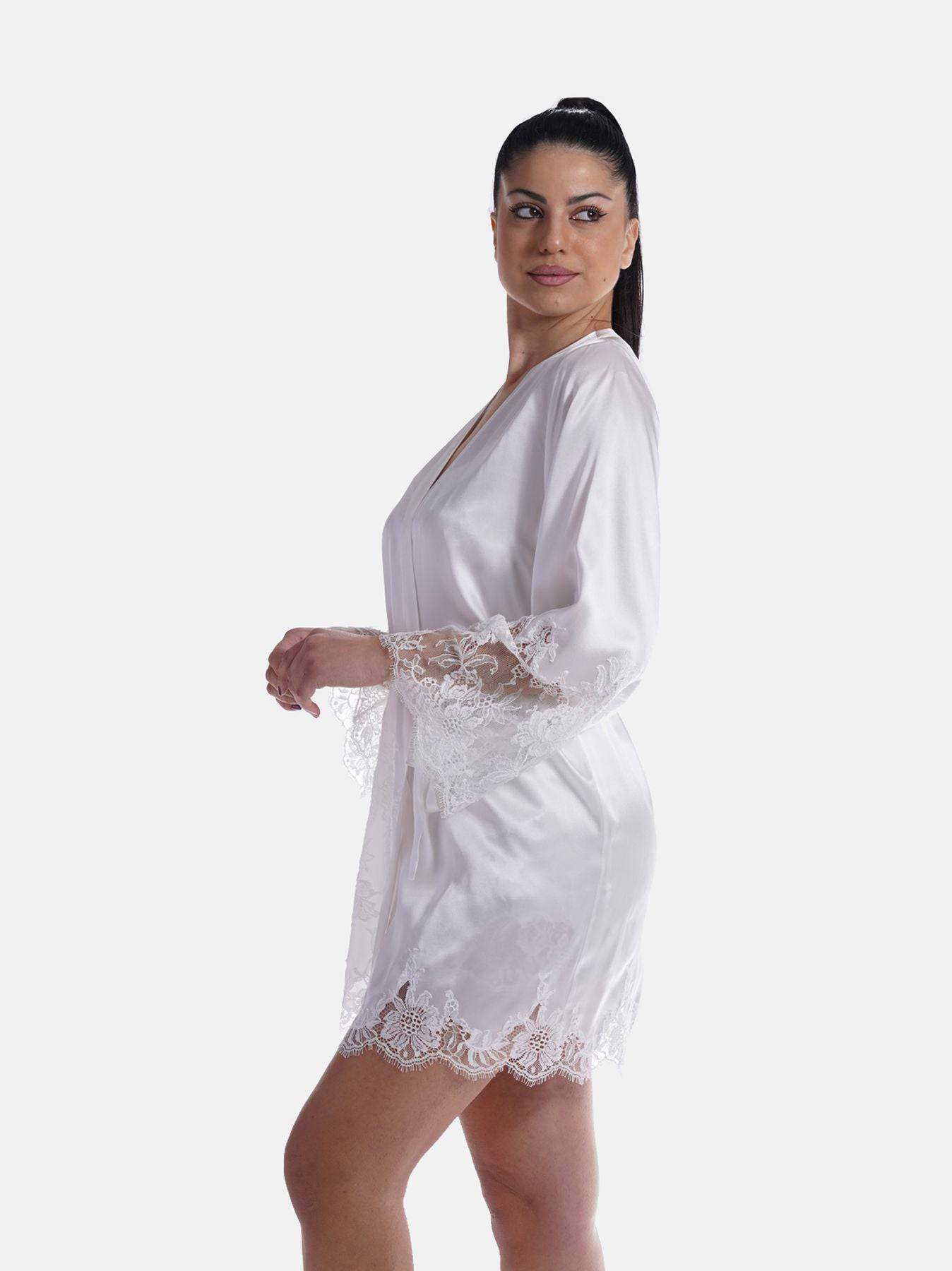 Kimono Incrocio Donna 3PHE2001 Marjolaine - evabiancheria