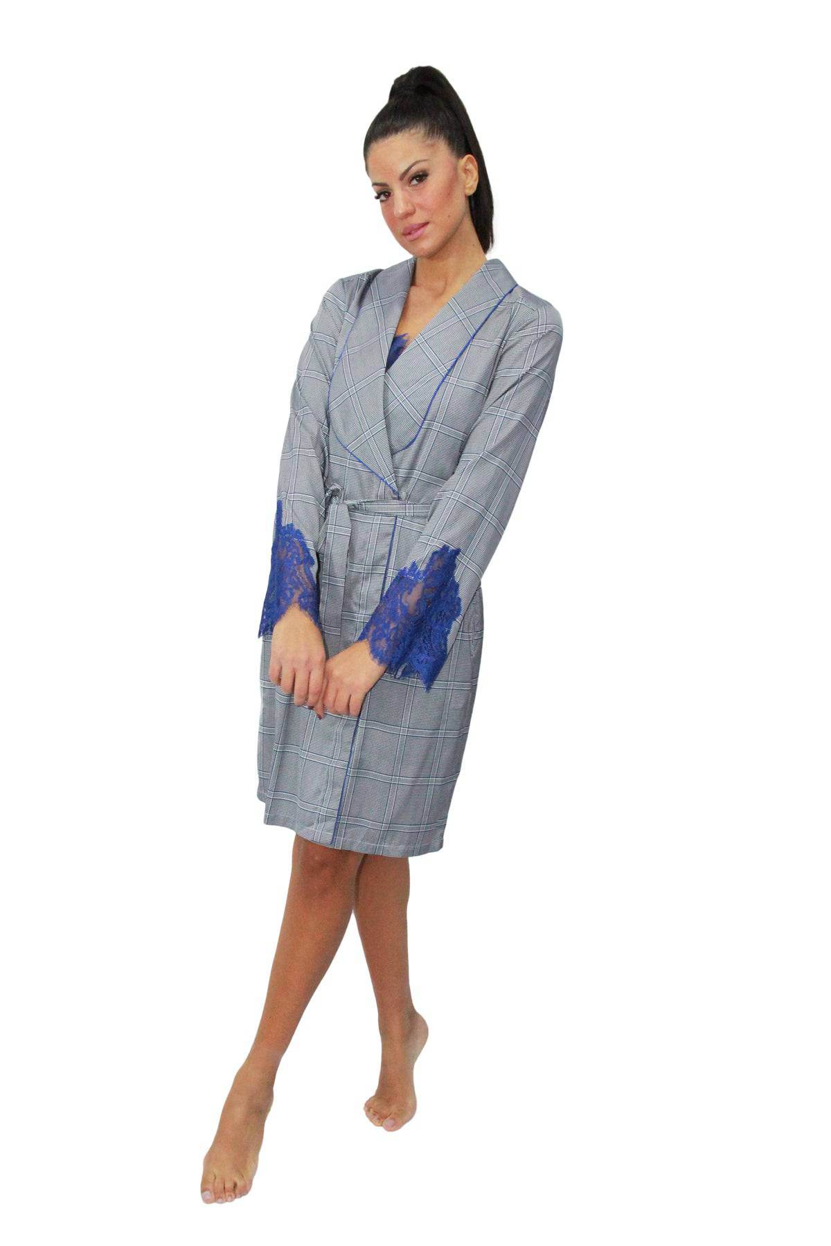 Kimono corto Donna 1LEO2002 Marjolaine - evabiancheria