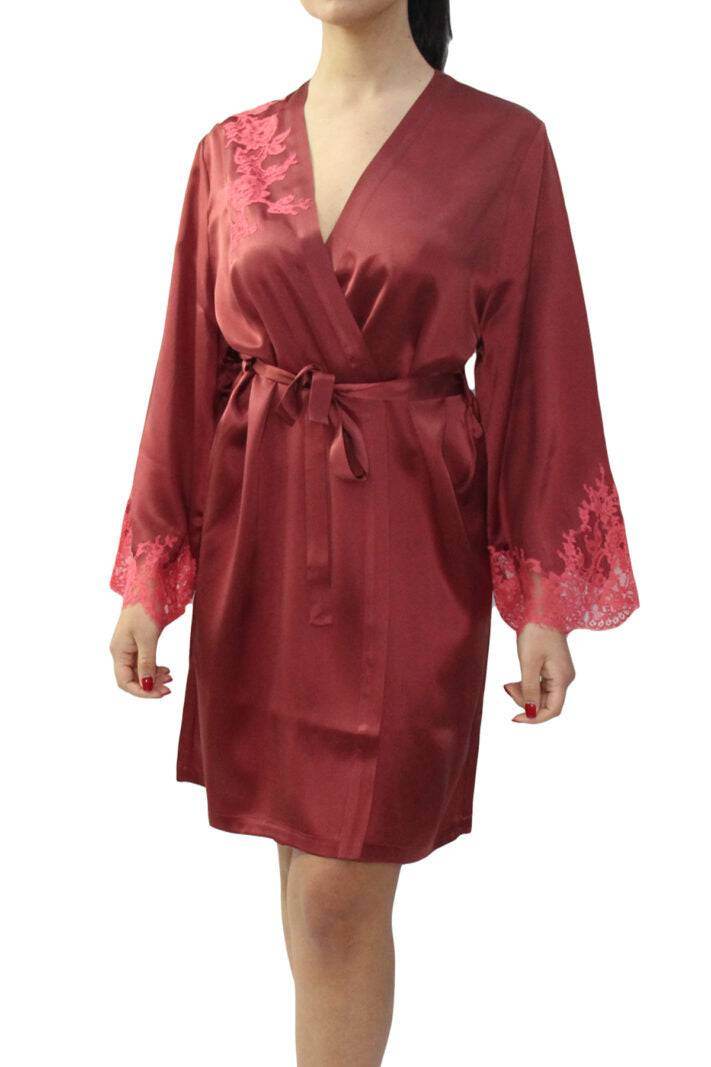 Kimono corto Donna 3GEM2001 Marjolaine - evabiancheria