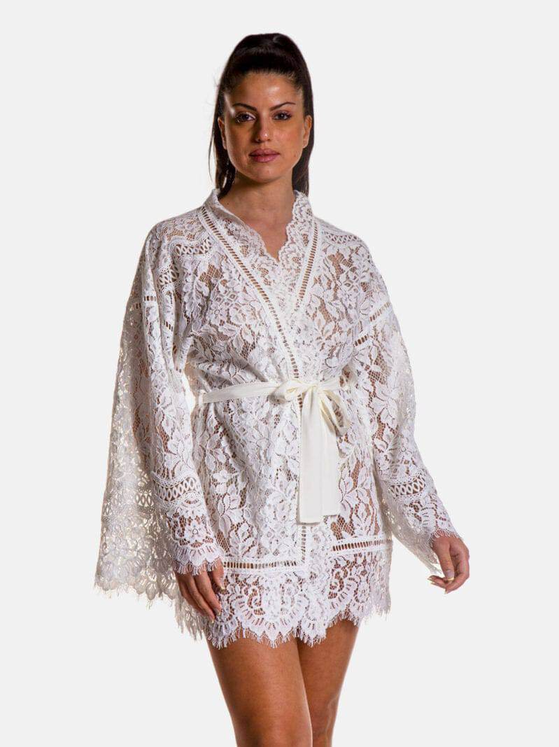 Kimono corto Donna 8OKS2001 Marjolaine - evabiancheria