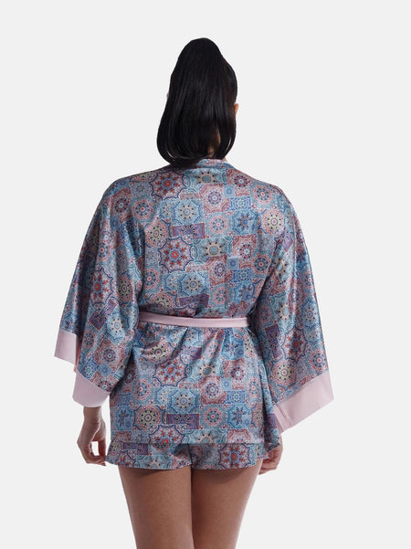 Kimono corto Donna Blue darling Endorfinella evabiancheria