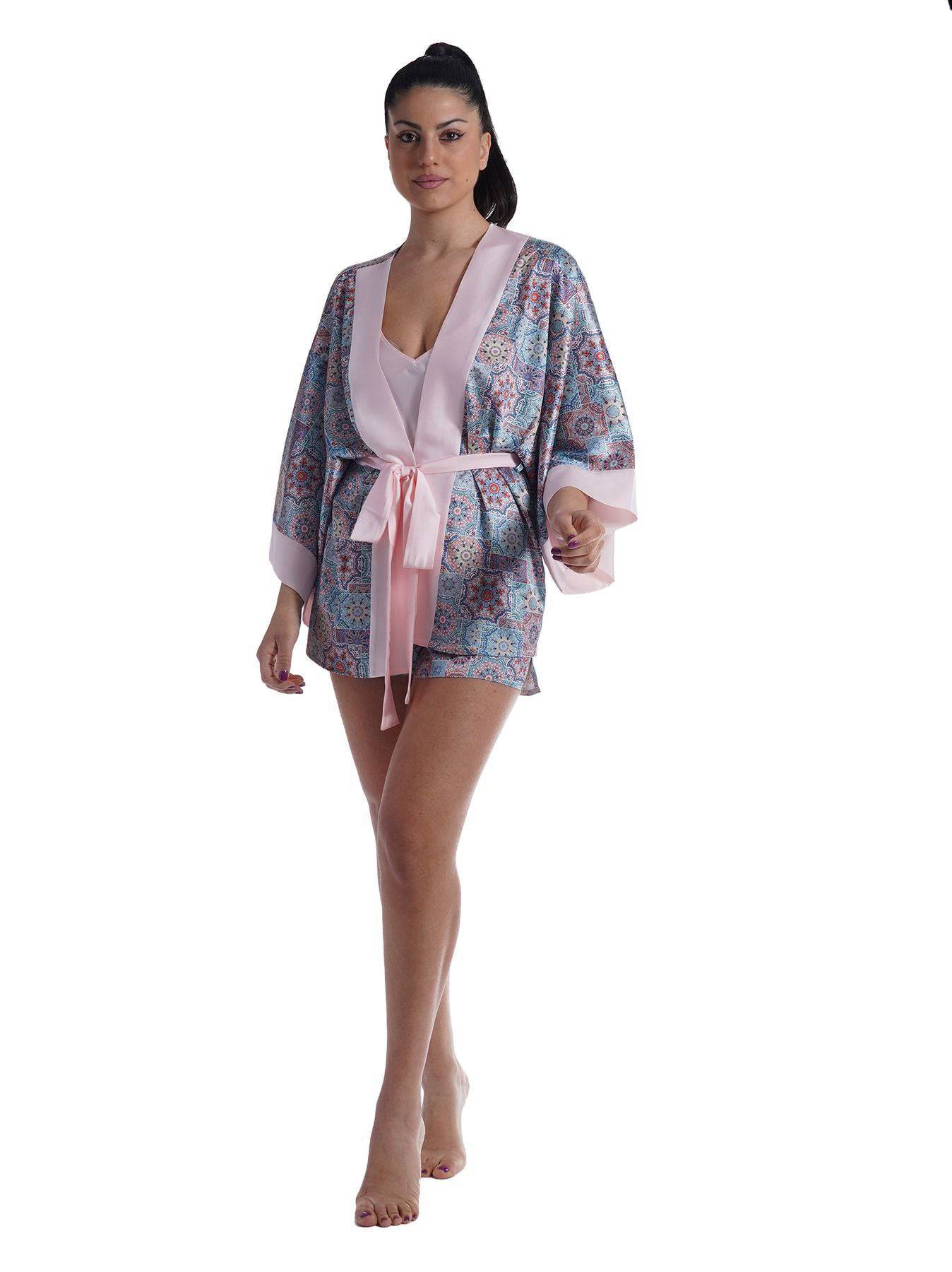 Kimono corto Donna Blue darling Endorfinella - evabiancheria