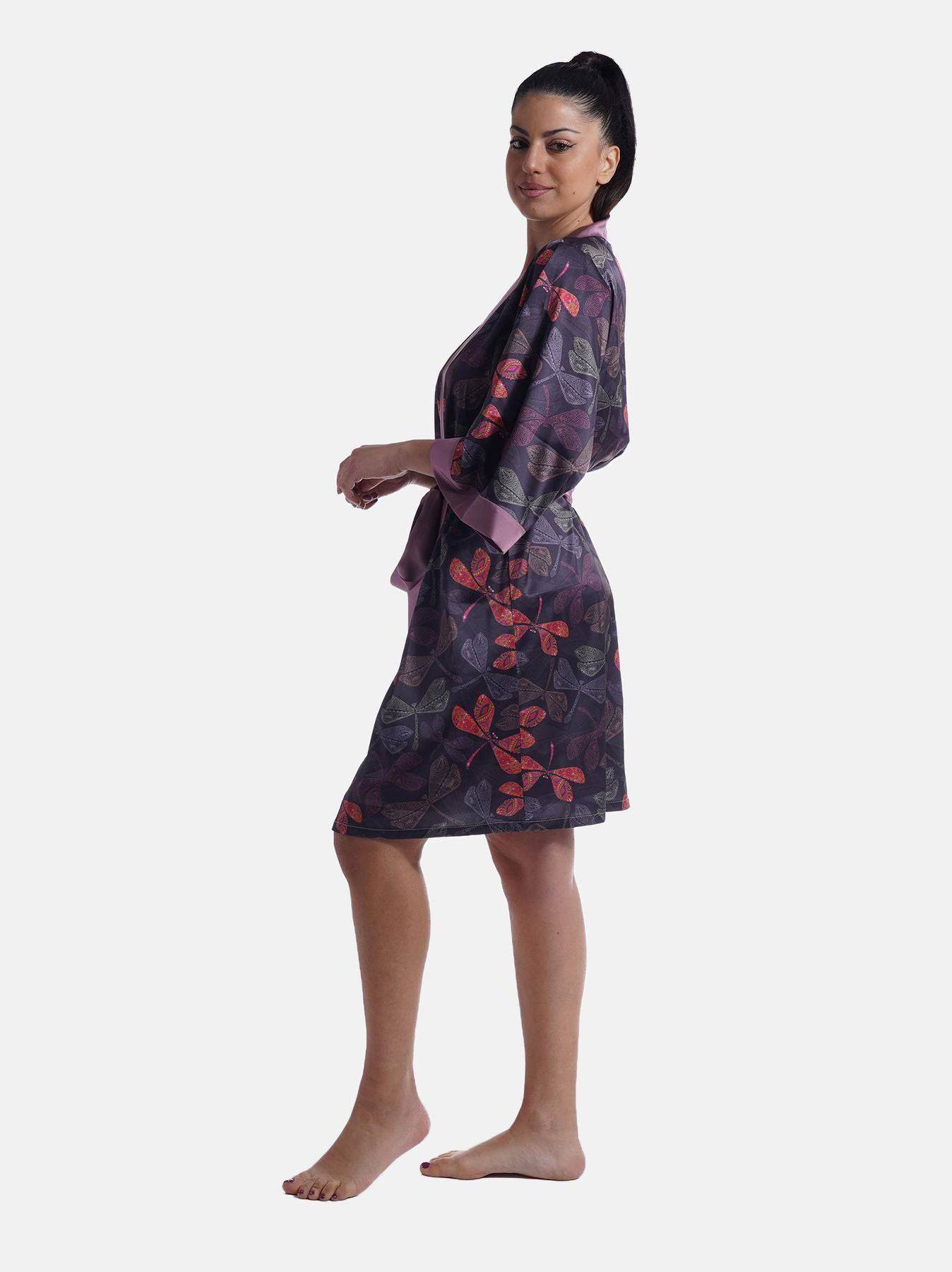 Kimono corto Donna Dragonfly Kimono Endorfinella - evabiancheria