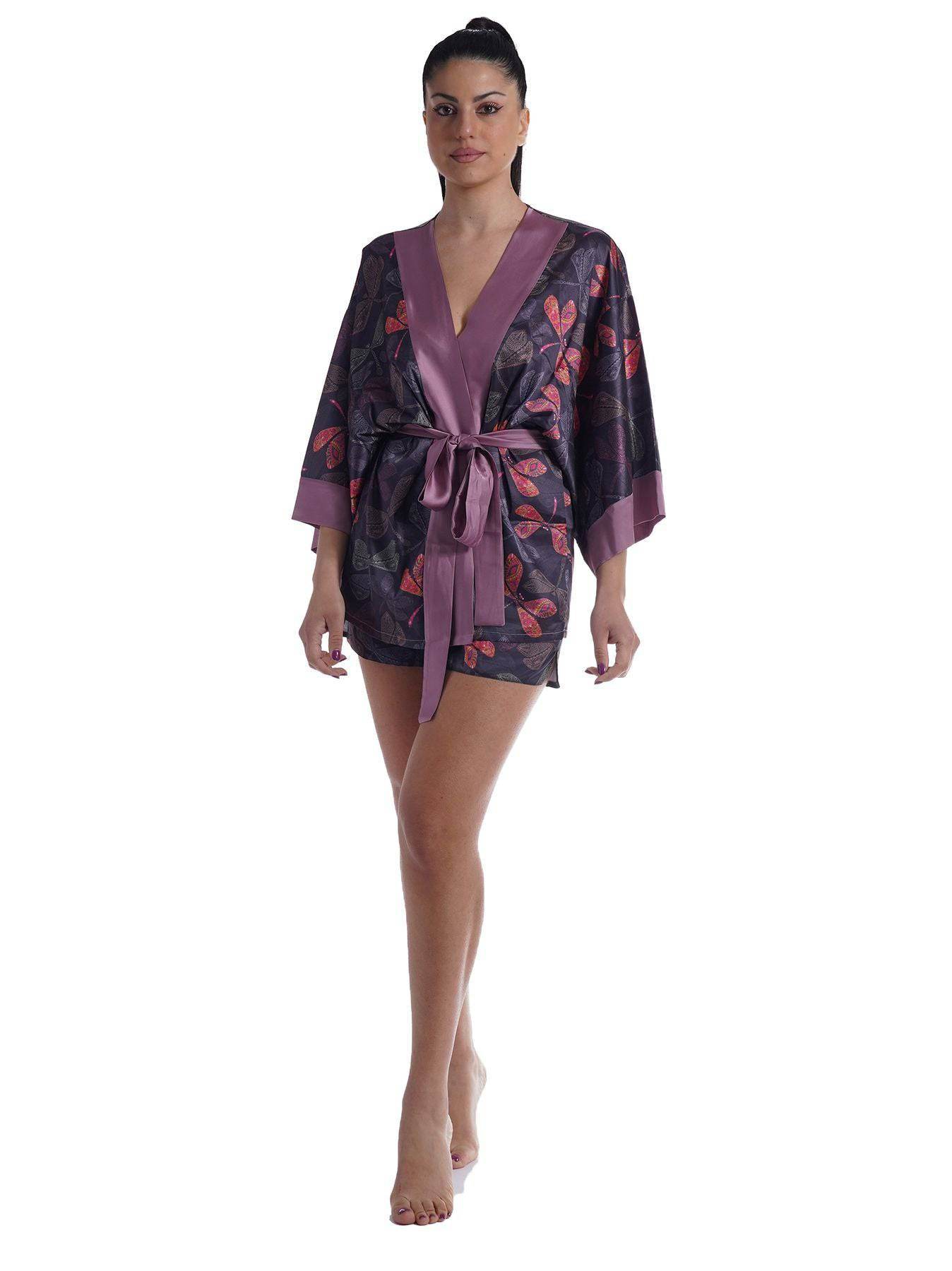 Kimono corto Donna Dragonfly darling Endorfinella - evabiancheria