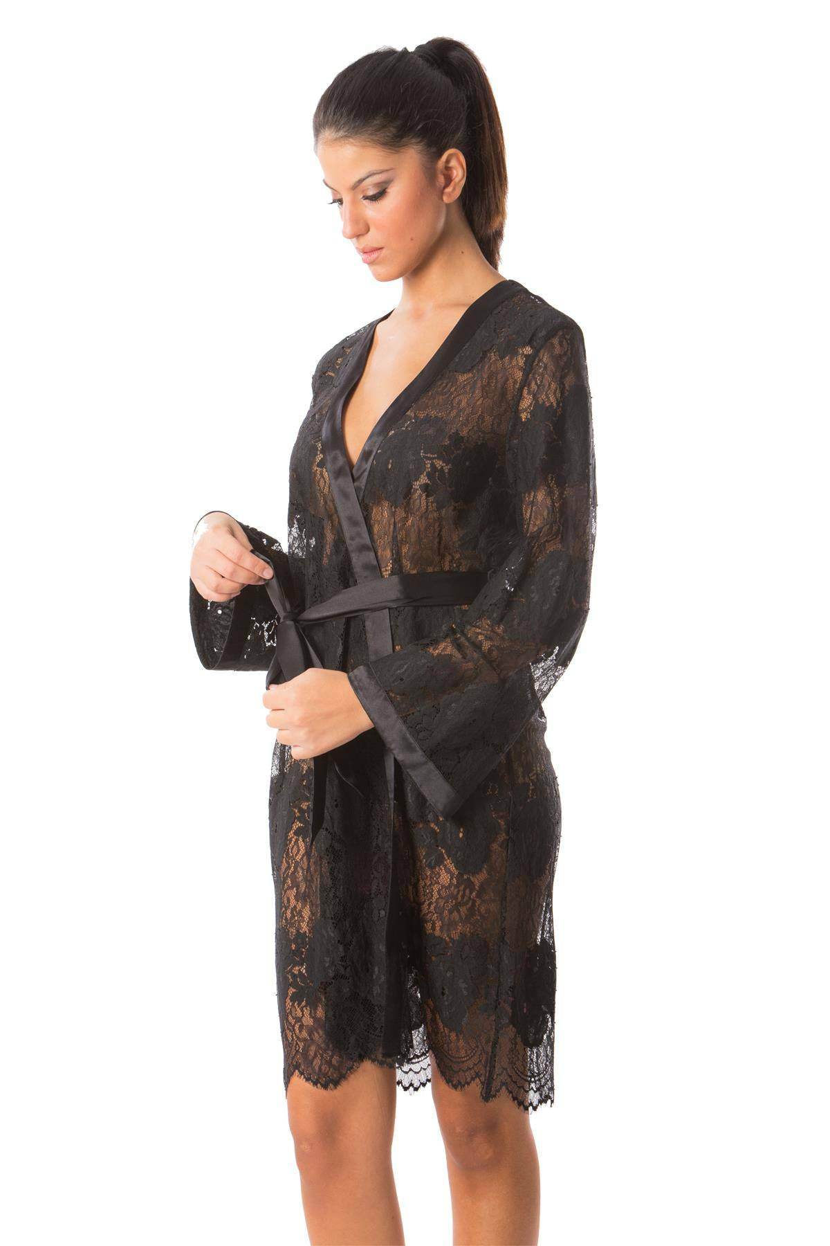 Kimono corto Donna L6K7021 Luna di Seta - evabiancheria