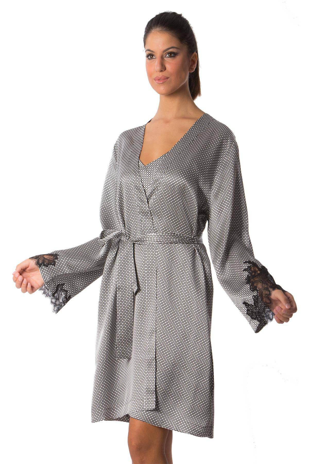 Kimono corto Donna L6K7022 Luna di Seta - evabiancheria