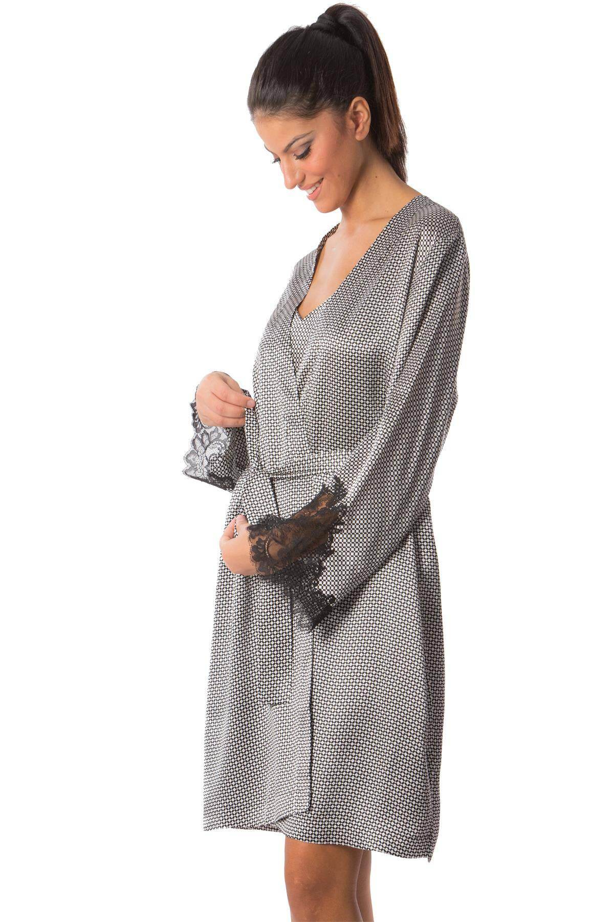 Kimono corto Donna L6K7022 Luna di Seta - evabiancheria