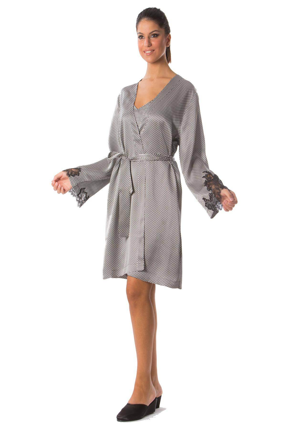 Kimono corto Donna L6K7022 Luna di Seta - evabiancheria