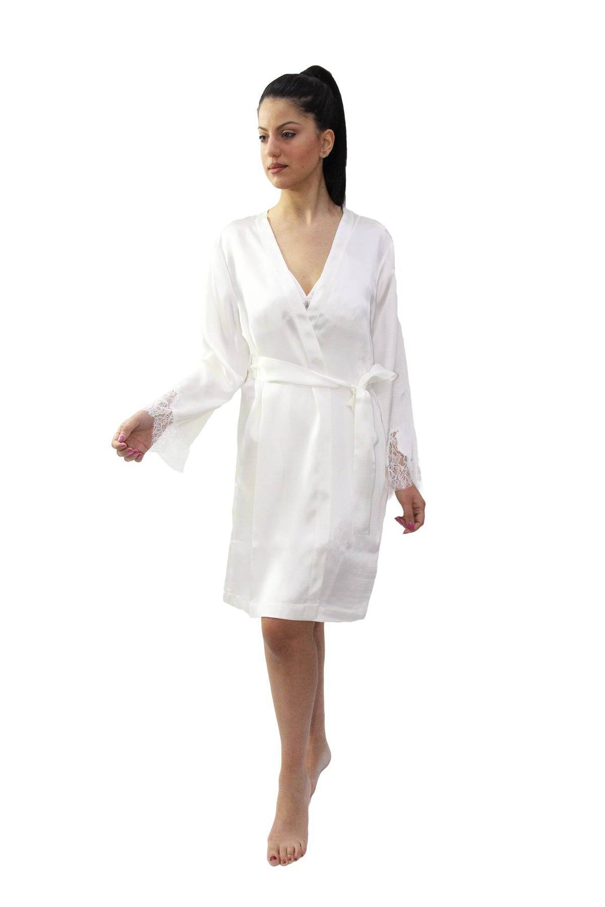 Kimono corto Donna L6K7047 Luna di Seta - evabiancheria