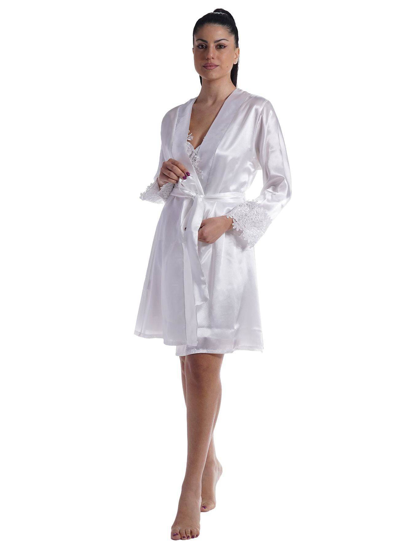 Kimono corto Donna VE0430B Milk and Honey - evabiancheria