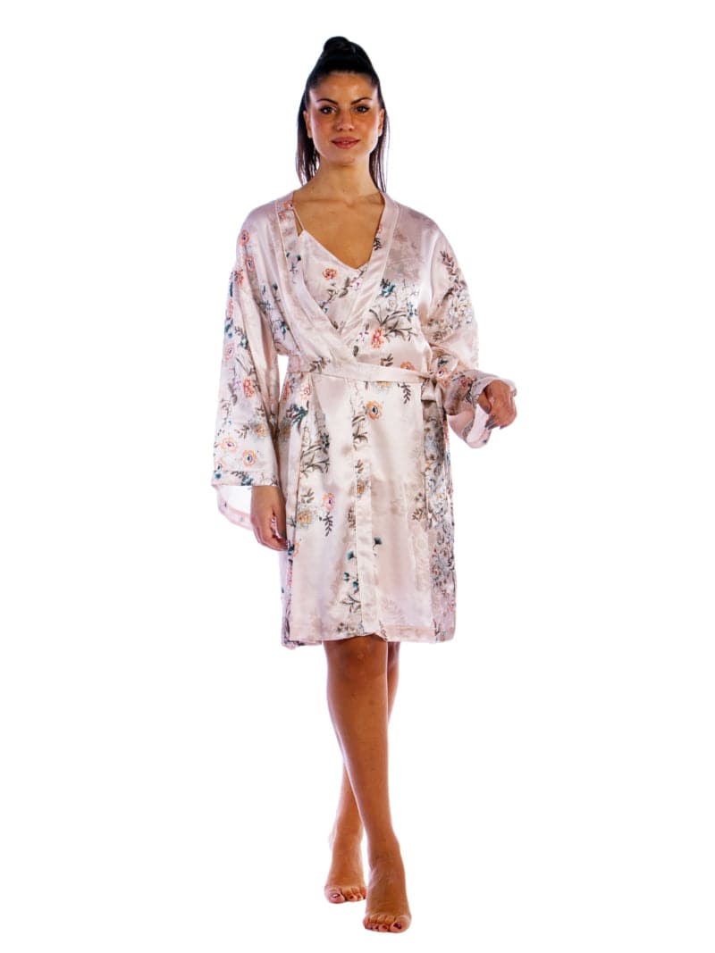 Kimono corto Donna VLST60836 Luna di Seta evabiancheria