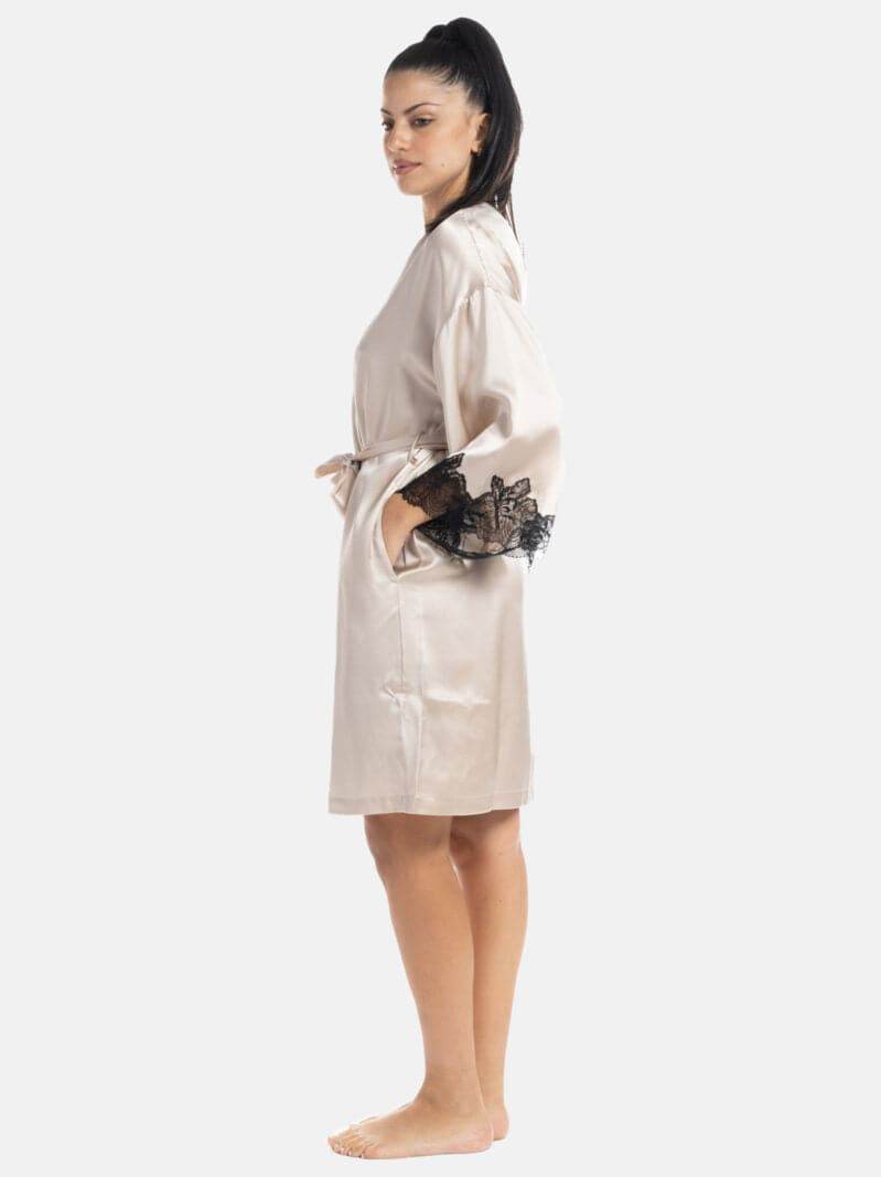 Kimono corto Donna VLST60887 Luna di Seta - evabiancheria