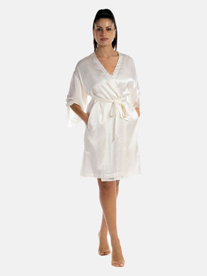 Kimono corto Donna VLST60887 Luna di Seta - evabiancheria
