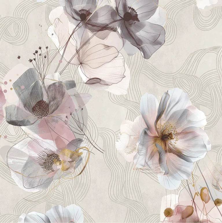 Lenzuola Stampato Biancheria Blossom Cpl Tessitura Randi - evabiancheria