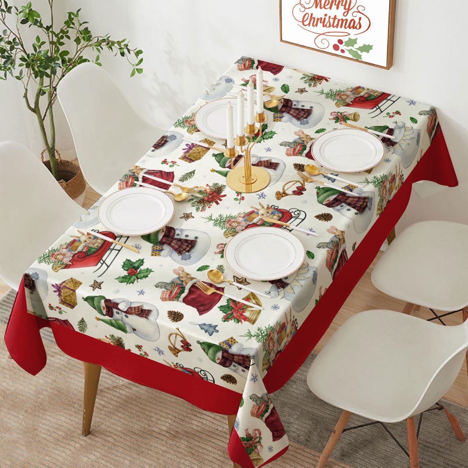Tovaglia stampata natalizia Biancheria Christmas Dis 2 Tov Neith