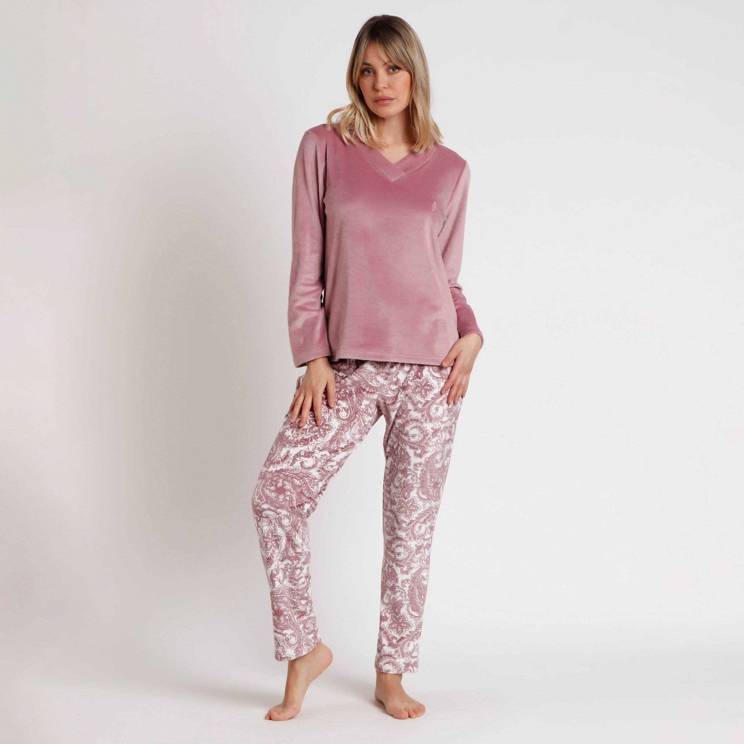 Pigiama scollo V Donna 62654 Admas - evabiancheria