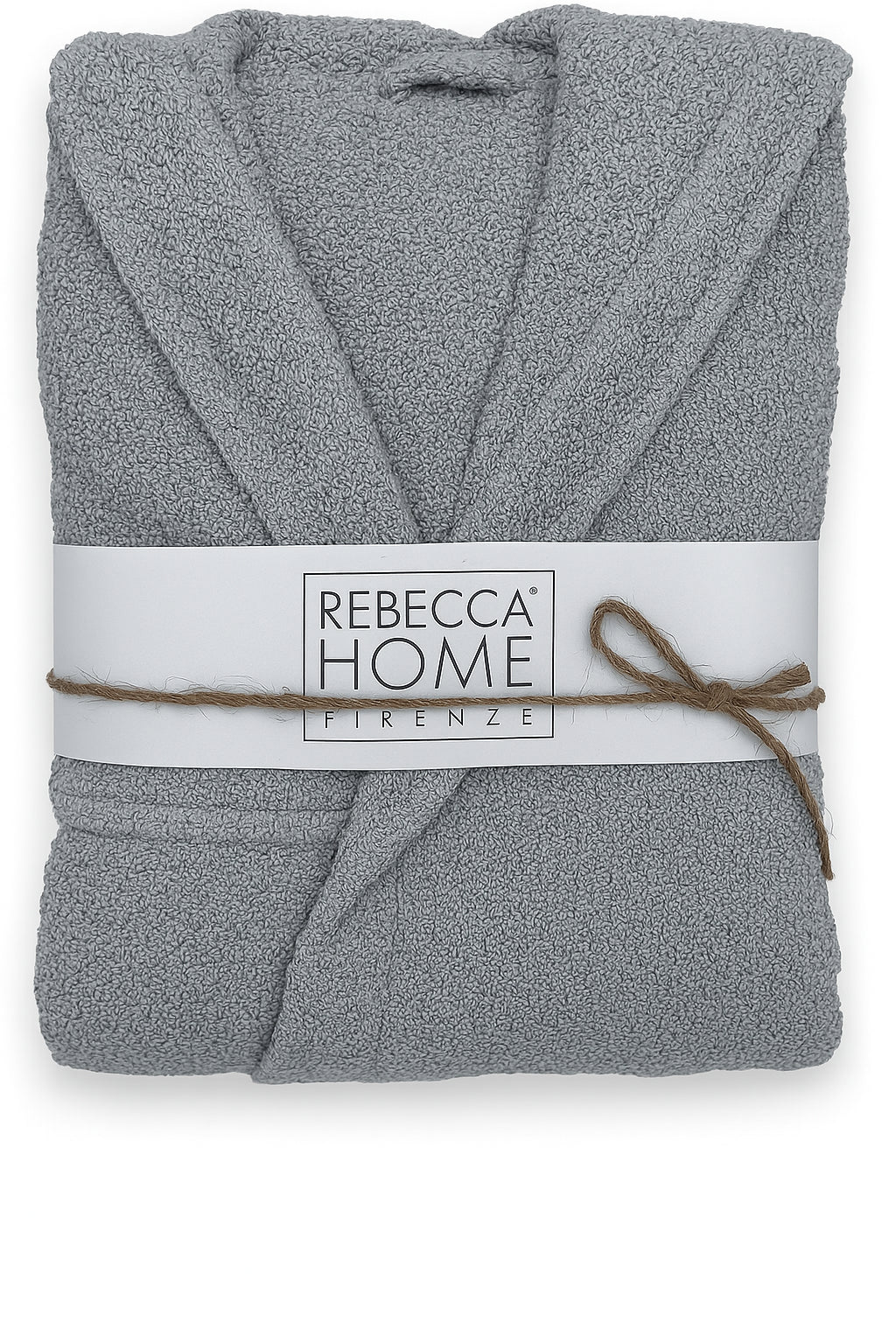 Hooded Bathrobe Linen Giulia Acc Rebecca Home