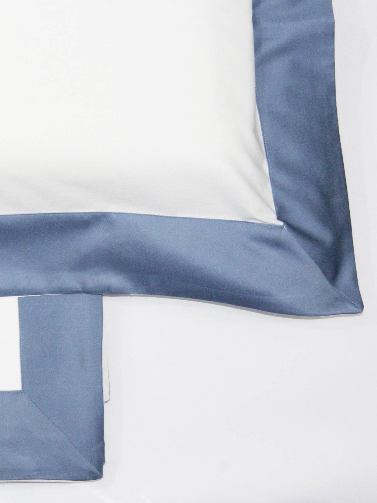 Lenzuola Bicolore Biancheria Balza Raso Cpl Eva Home - evabiancheria