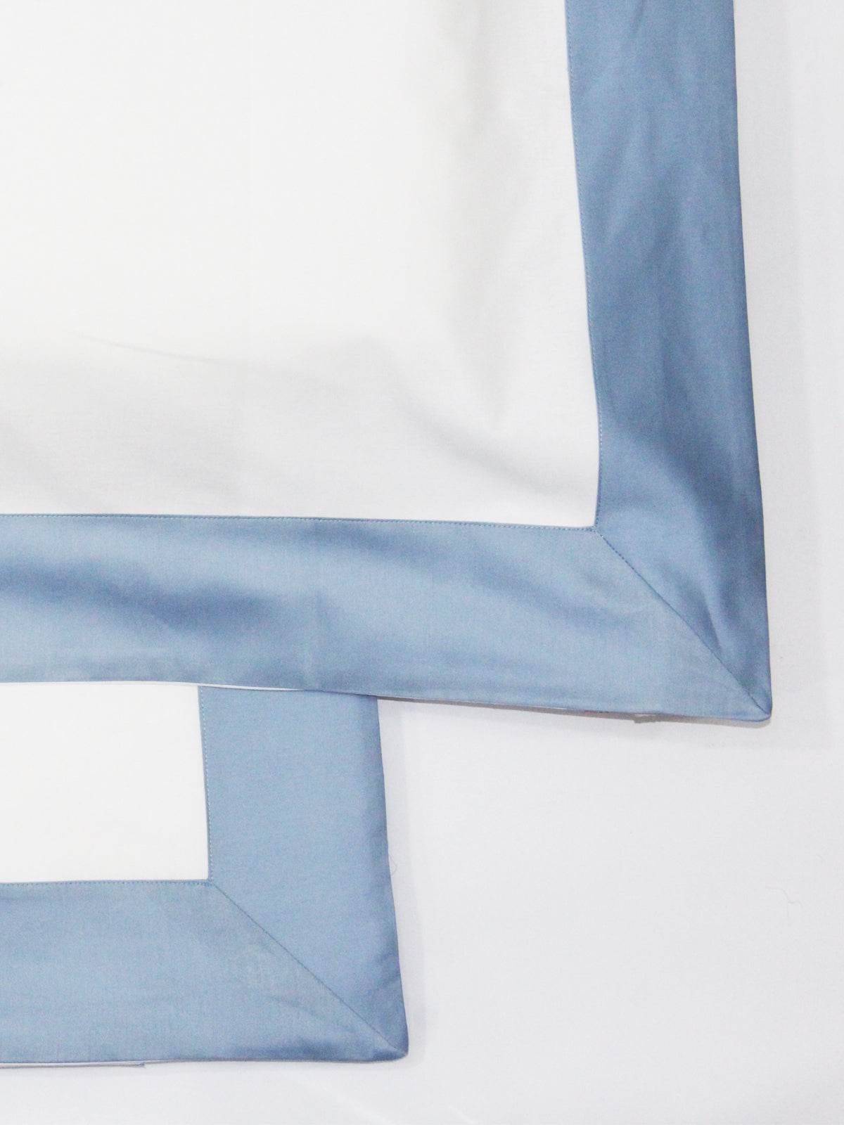 Lenzuola Bicolore Biancheria Balza Raso Cpl Eva Home - evabiancheria