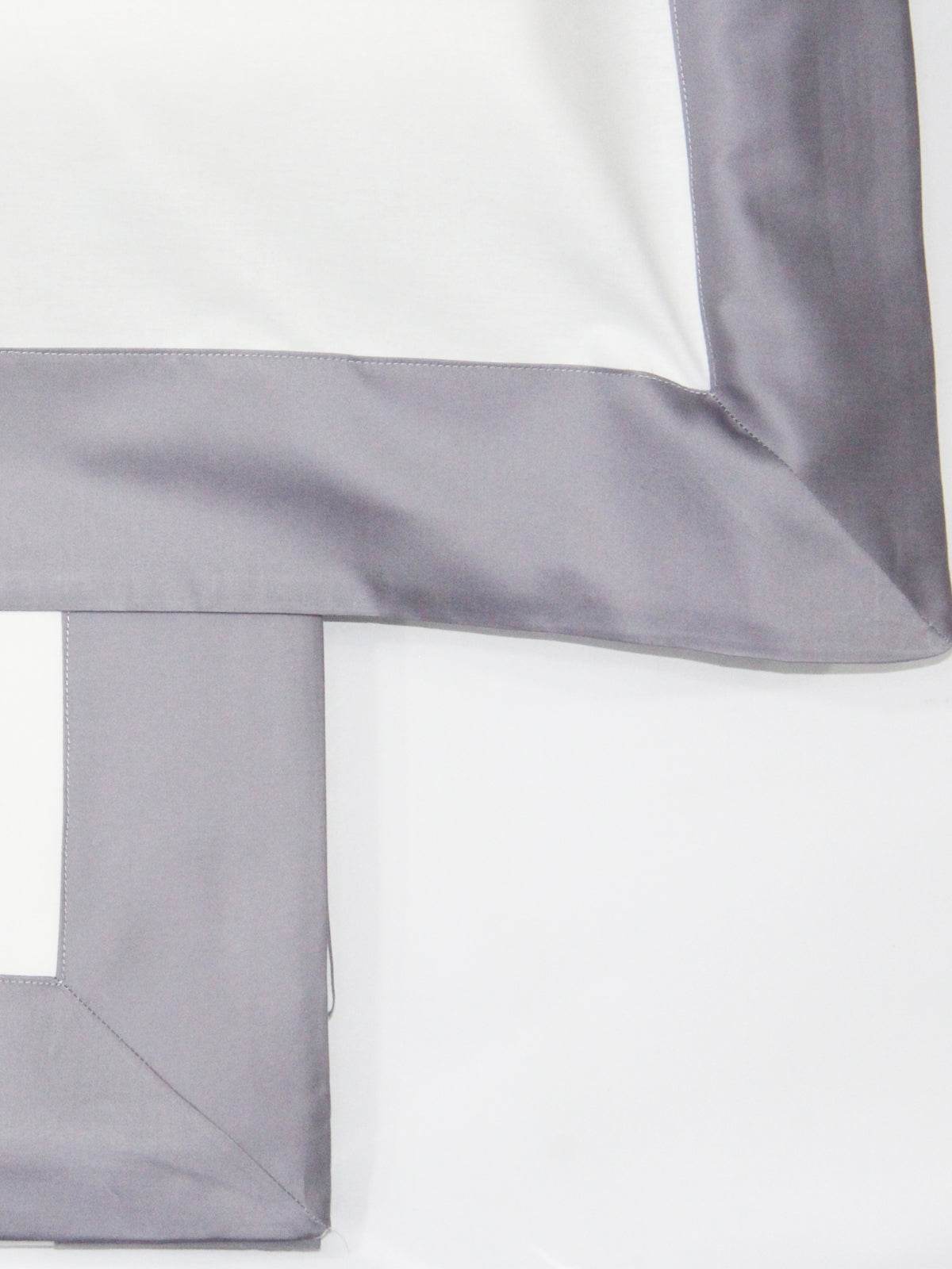 Lenzuola Bicolore Biancheria Balza Raso Cpl Eva Home - evabiancheria