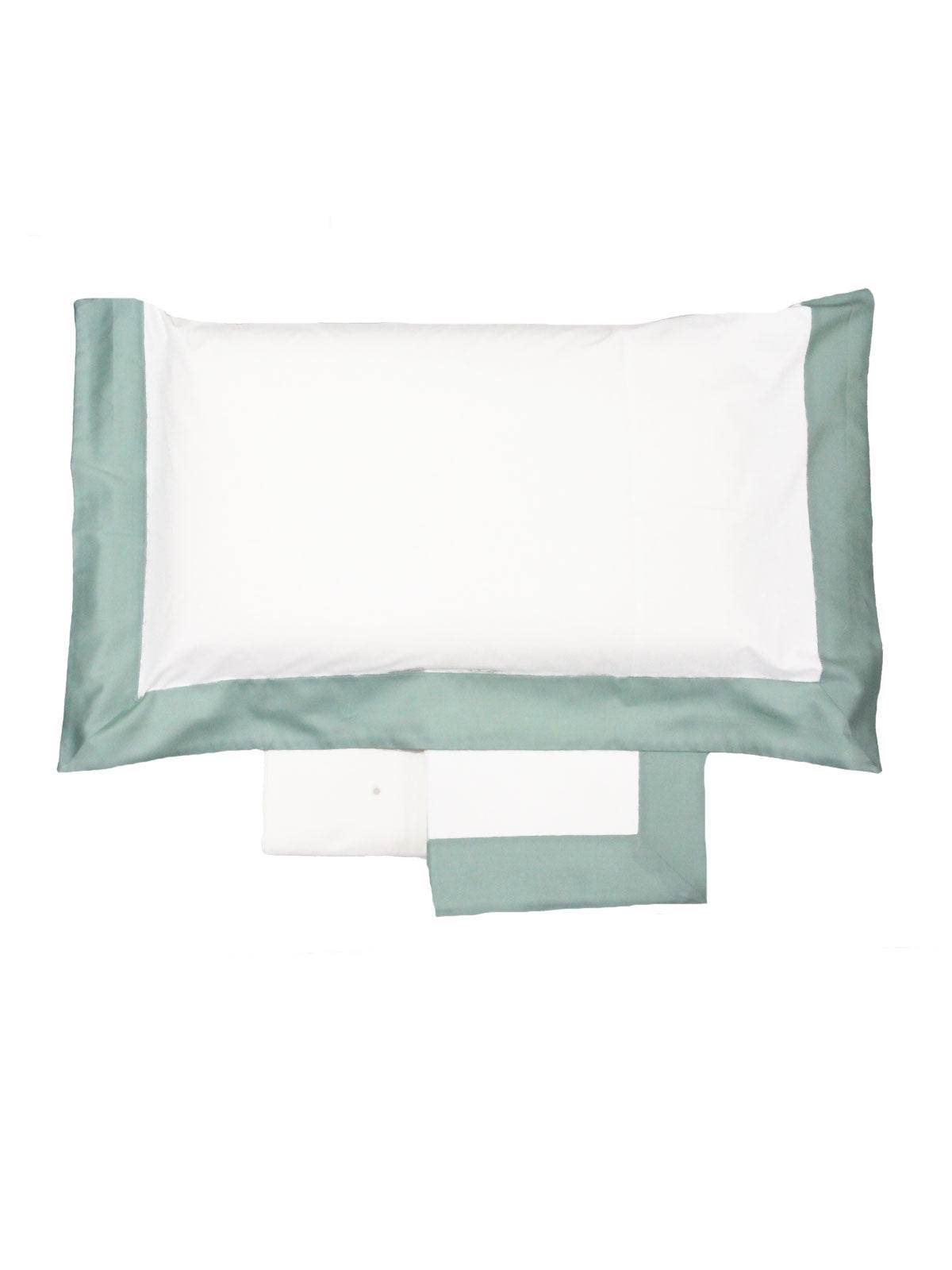 Lenzuola Bicolore Biancheria Balza Raso Cpl Eva Home - evabiancheria