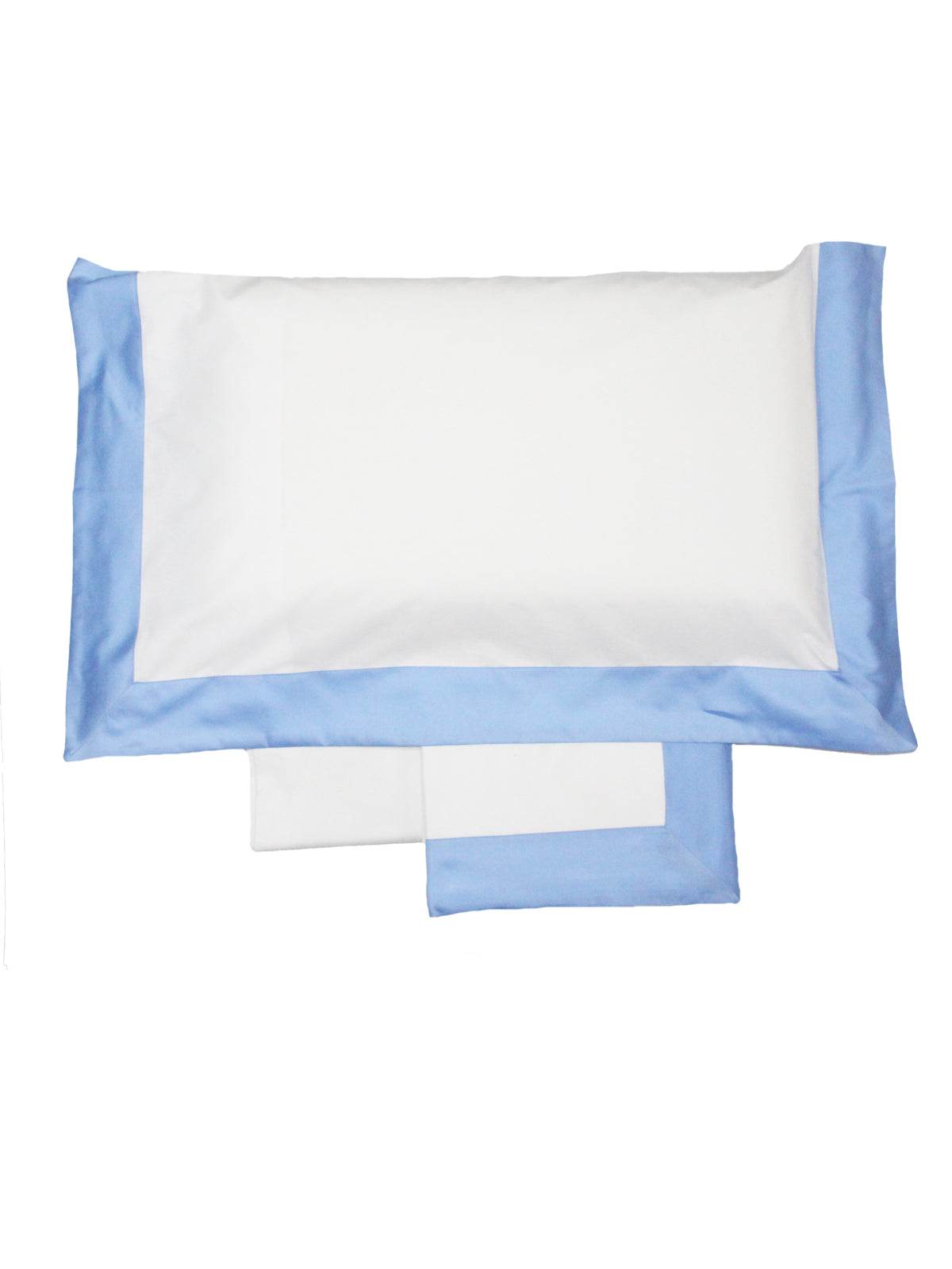 Lenzuola Bicolore Biancheria Balza Raso Cpl Eva Home - evabiancheria