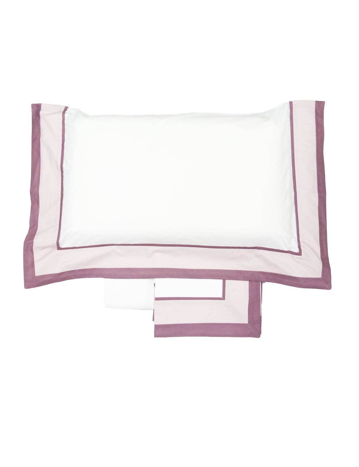 Lenzuola Bicolore Biancheria Loredana Cpl Eva Home - evabiancheria