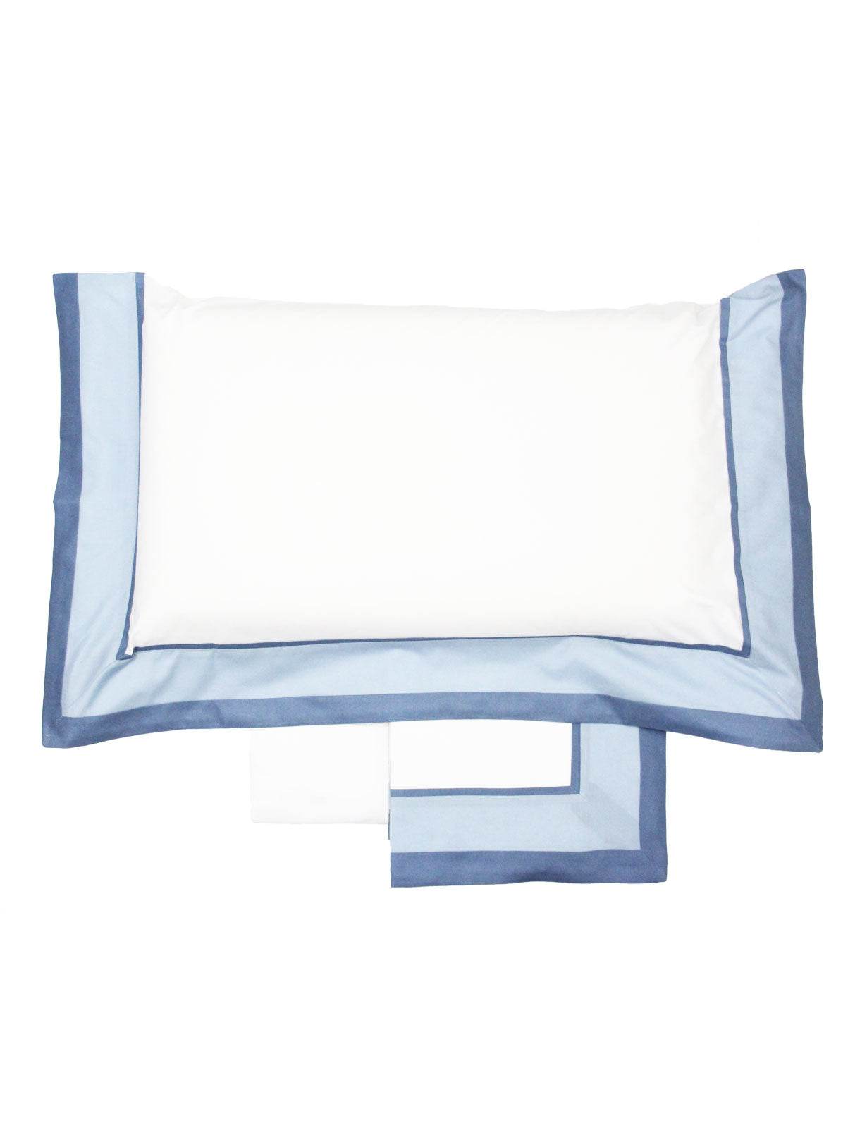 Lenzuola Bicolore Biancheria Loredana Cpl Eva Home - evabiancheria