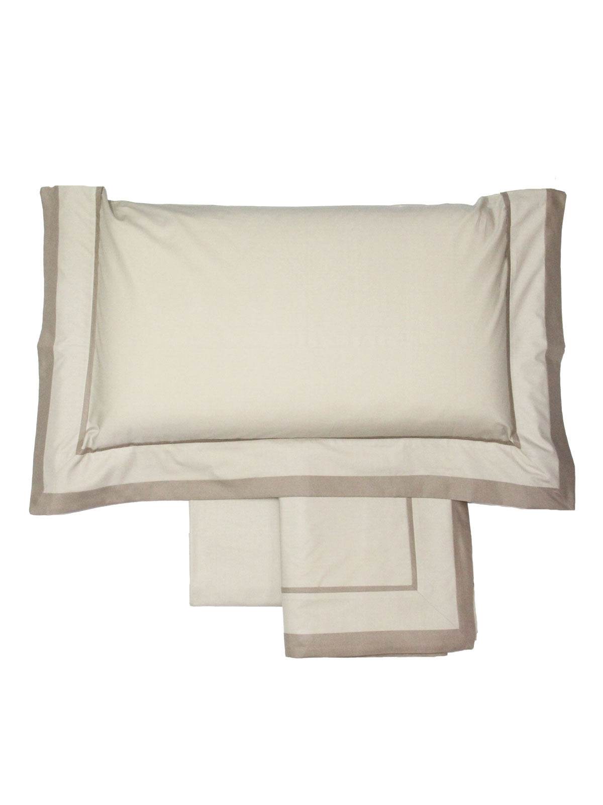 Lenzuola Bicolore Biancheria Loredana Cpl Eva Home - evabiancheria