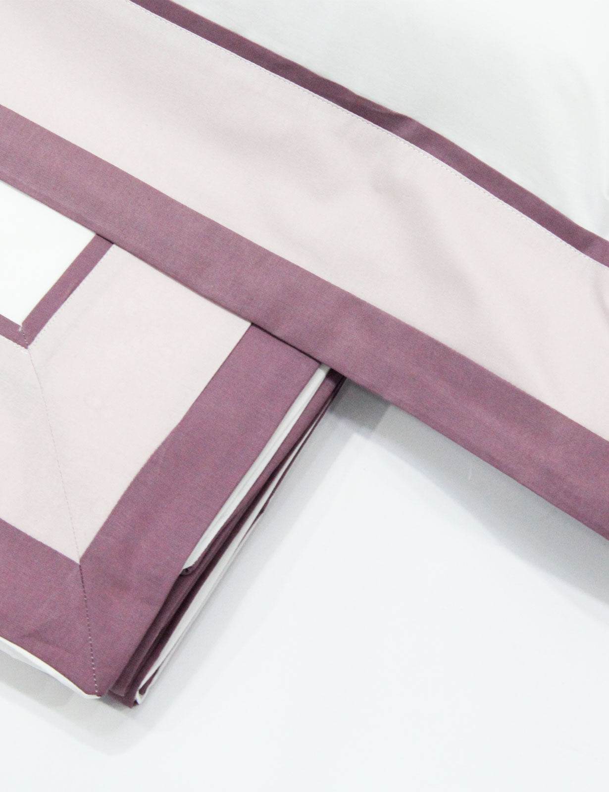 Lenzuola Bicolore Biancheria Loredana Cpl Eva Home - evabiancheria