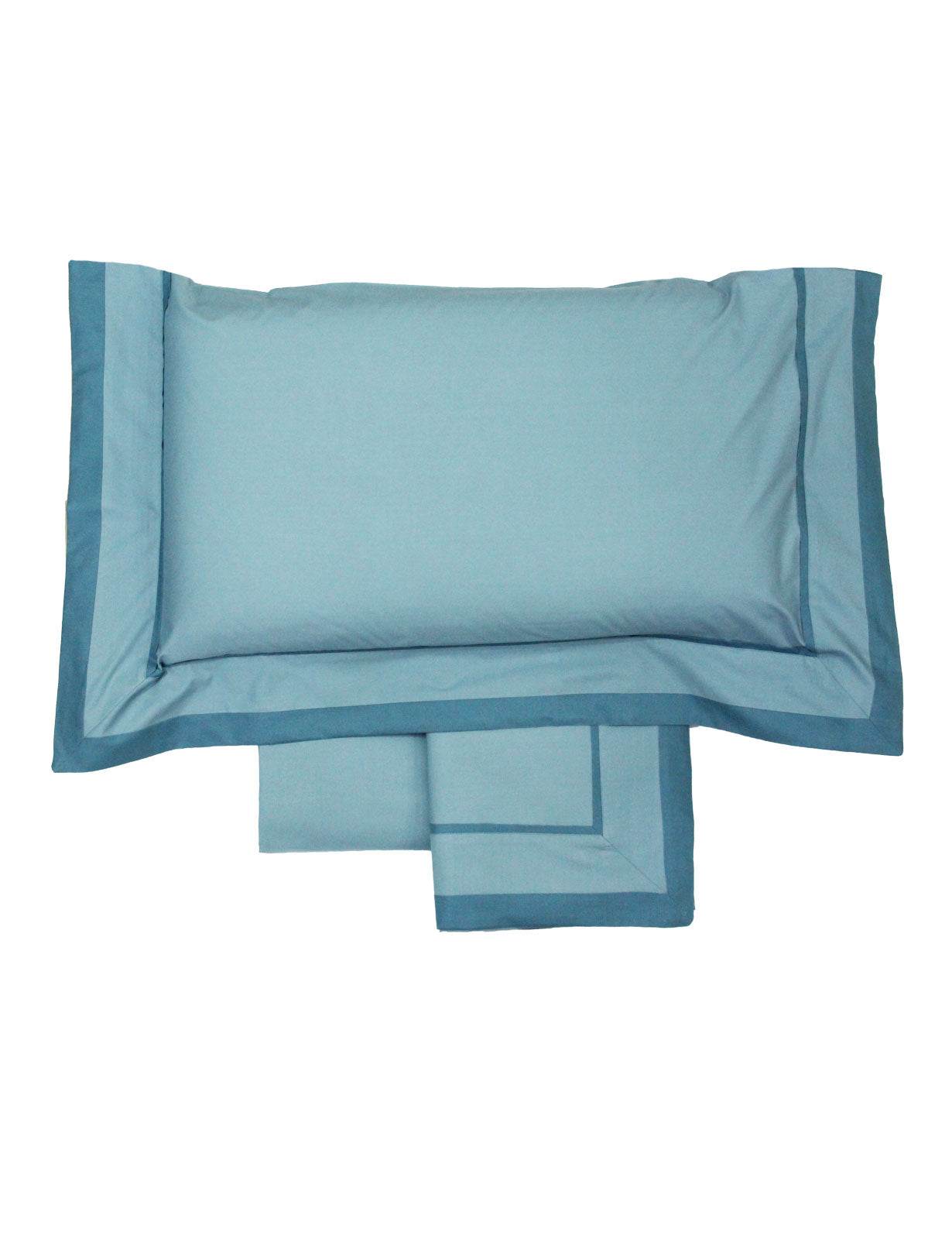 Lenzuola Bicolore Biancheria Loredana Cpl Eva Home - evabiancheria