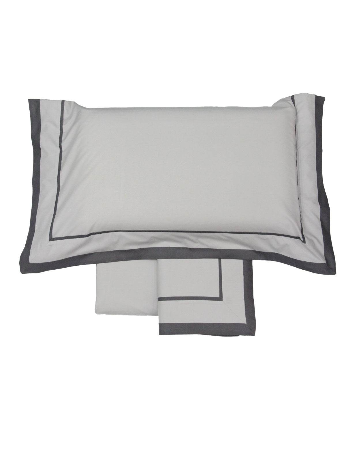 Lenzuola Bicolore Biancheria Loredana Cpl Eva Home - evabiancheria