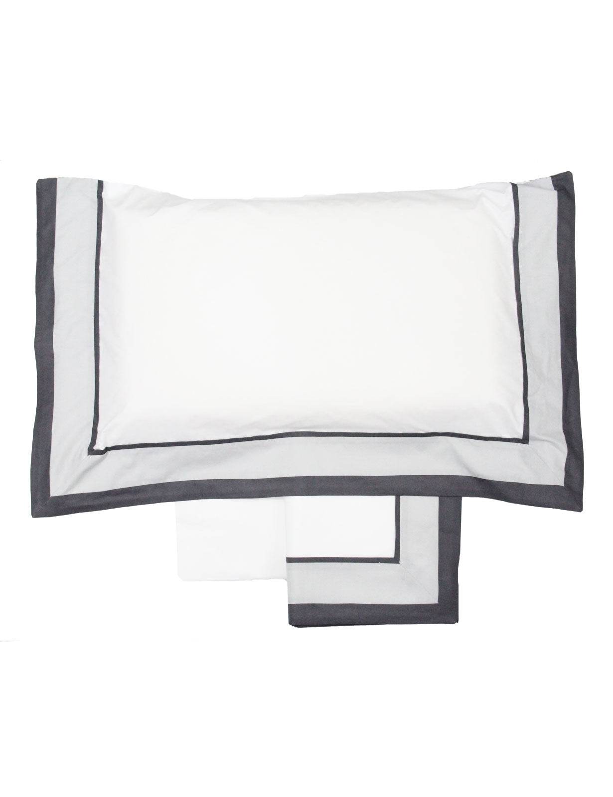 Lenzuola Bicolore Biancheria Loredana Cpl Eva Home - evabiancheria