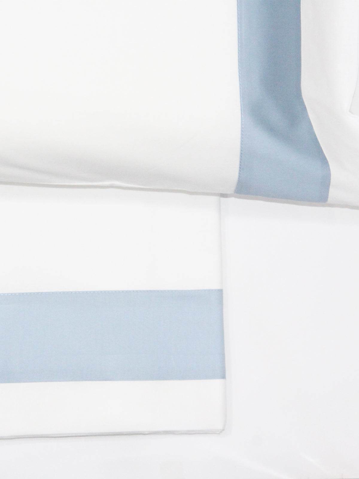 Lenzuola Bicolore Biancheria Time cpl Rebecca Home - evabiancheria