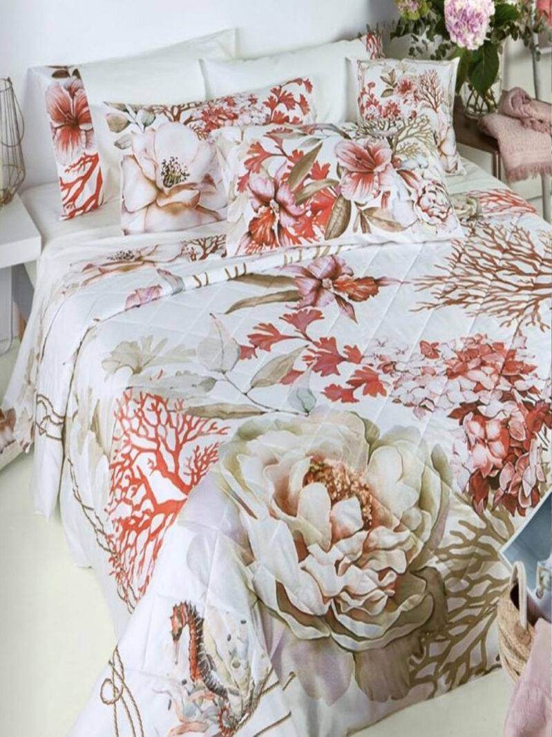 Lenzuola Stampato Biancheria ACQUA CPL Tessitura Randi - evabiancheria