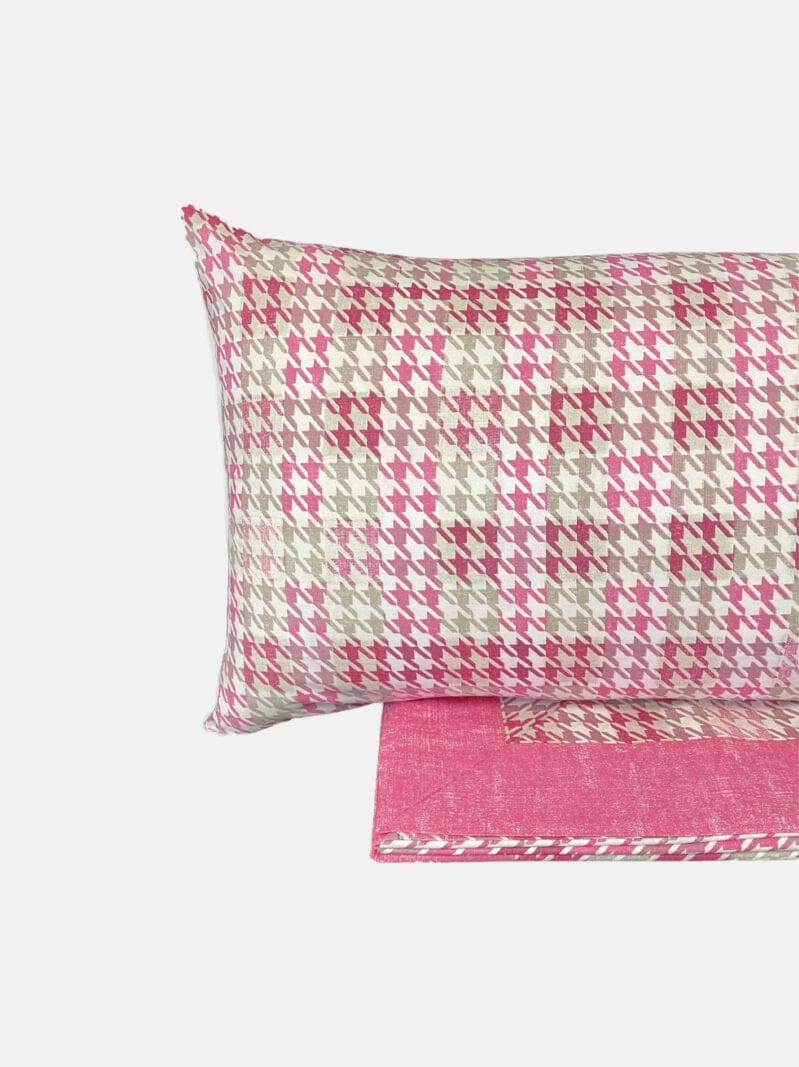 Lenzuola Stampato Biancheria FLASH SCACCHI CPL Acca 24 - evabiancheria