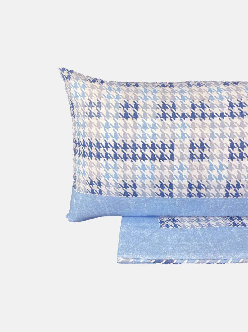 Lenzuola Stampato Biancheria FLASH SCACCHI CPL Acca 24 - evabiancheria