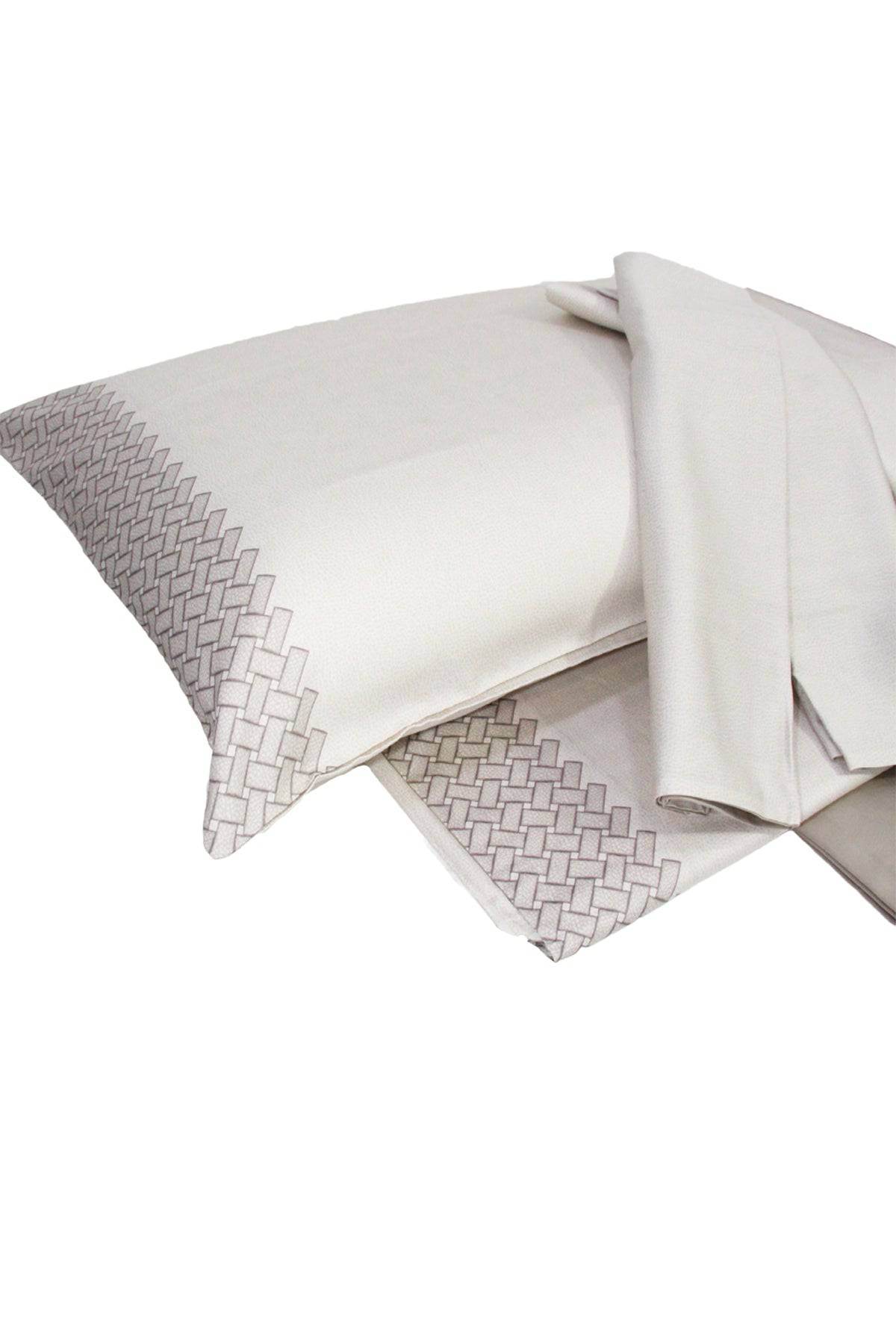 Lenzuola Stampato Letto INTRECCIO CPL Borbonese - evabiancheria