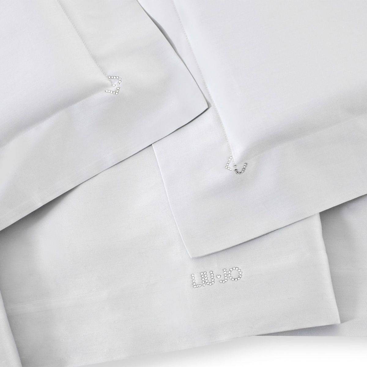 Lenzuola Tinta Unita Biancheria Antonia cpl Liu Jo Home - evabiancheria