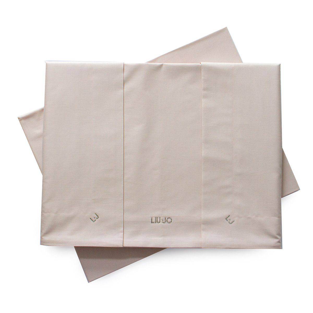 Lenzuola Tinta Unita Biancheria Antonia cpl Liu Jo Home - evabiancheria