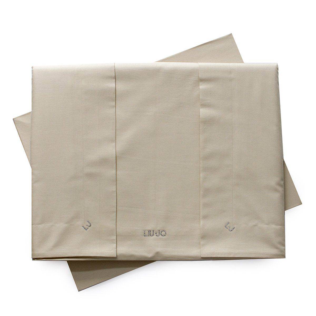 Lenzuola Tinta Unita Biancheria Antonia cpl Liu Jo Home - evabiancheria