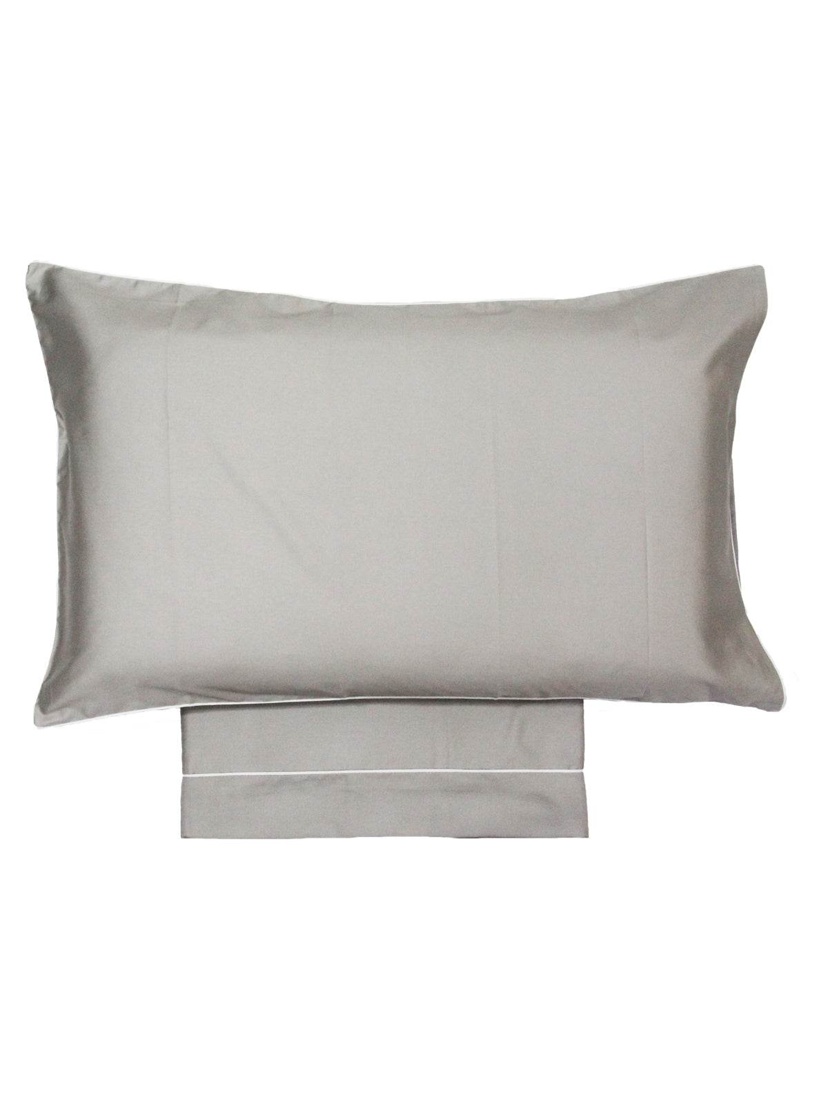 Lenzuola Tinta Unita Biancheria Cindy Satin cpl Rebecca Home - evabiancheria