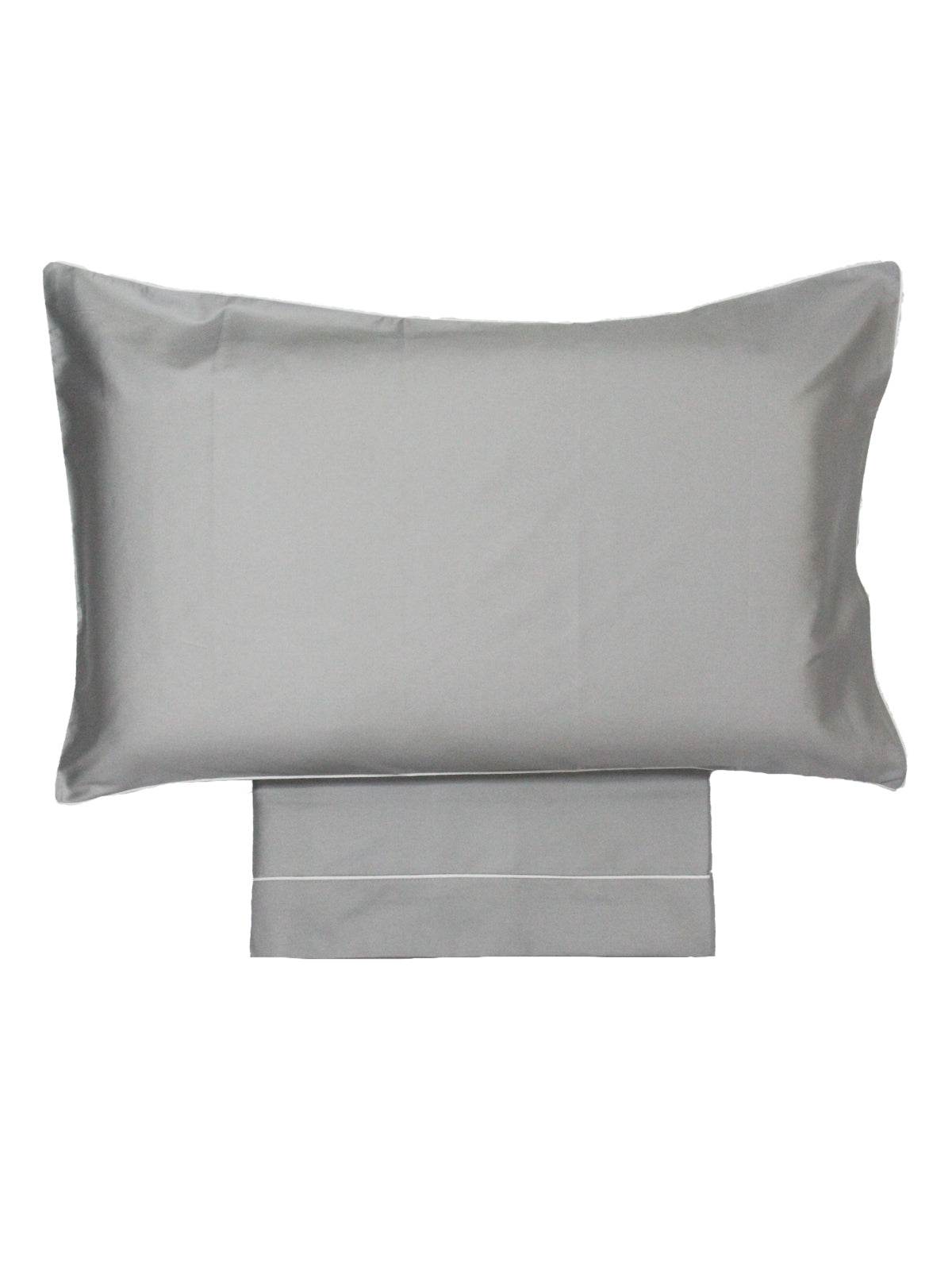 Lenzuola Tinta Unita Biancheria Cindy Satin cpl Rebecca Home - evabiancheria